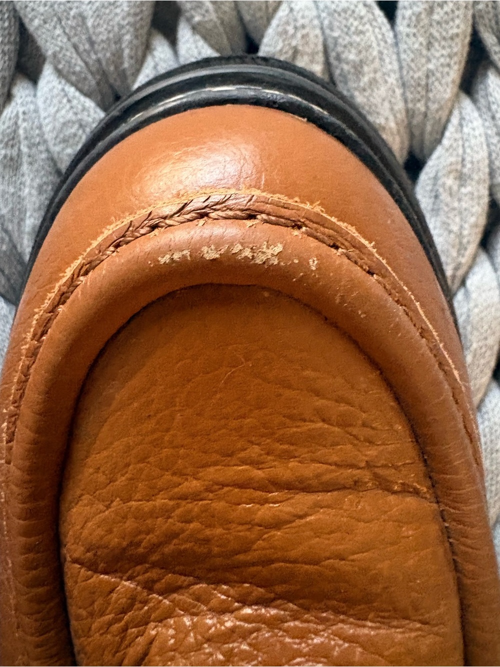 L'INTERVALLE Tan Leather Loafers size 40 / 9.5 - Picture 5 of 6